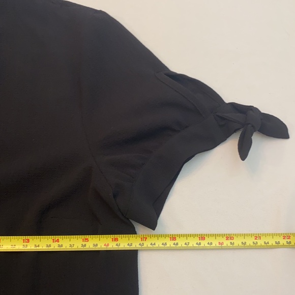ModCloth Womens Black Top With Tie At Sleeves Size Small - Picture 6 of 8